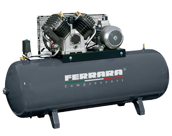 Oil-lubricated single-stage Industrial compressors with belt drive