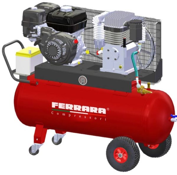 Petrol and diesel engine compressors