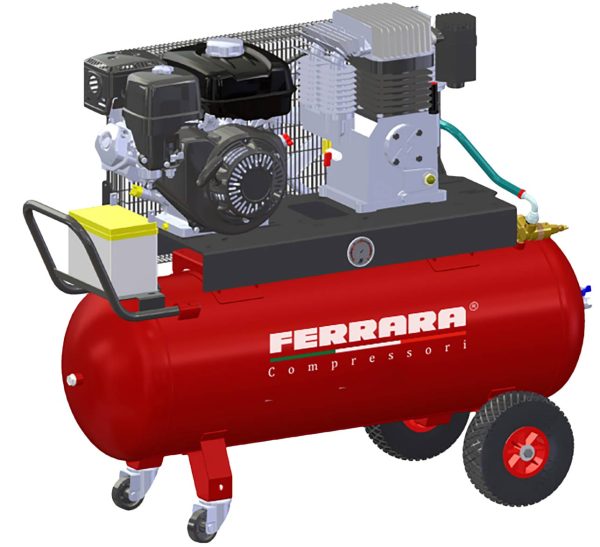 Petrol and diesel engine compressors