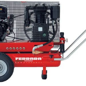 Petrol and diesel engine compressors with twin tank